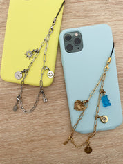 chaine de téléphone charms